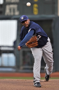 CC Sabathia led the Brewers to the post season in 2008.  Photo: Icon SMI