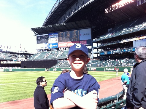 This young man saw a perfect game in his third major league game.