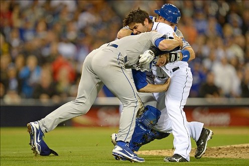 Zack Greinke Carlos Quentin fight